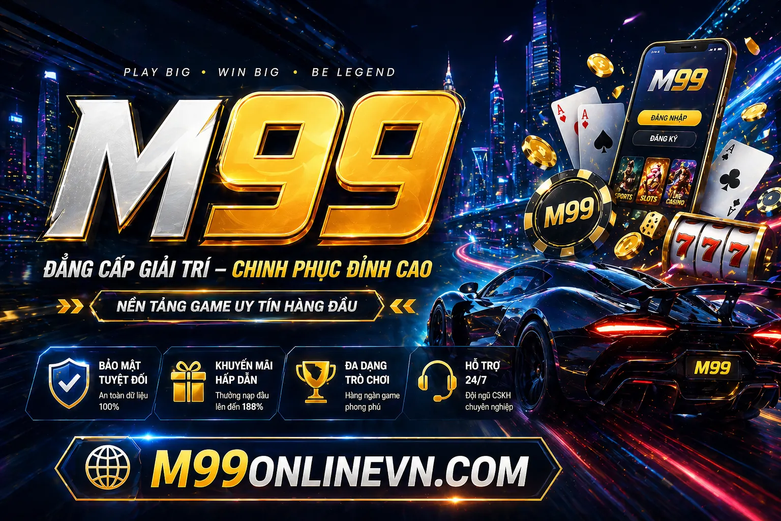 Sân vận động bóng đá với ánh đèn rực rỡ và logo JSS77 khuyến mãi